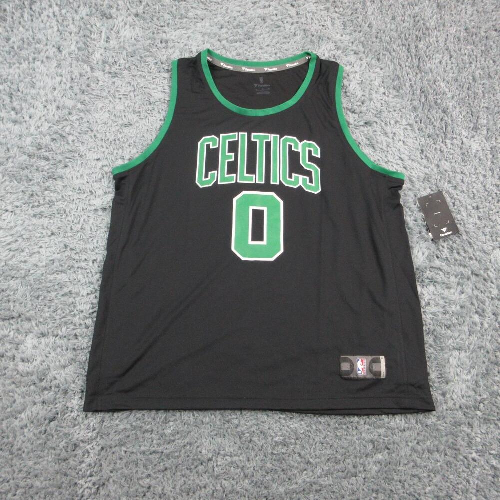 Jayson Tatum Jersey Tank Mens XL Black Fast Break Celtics Tatum NBA NWT